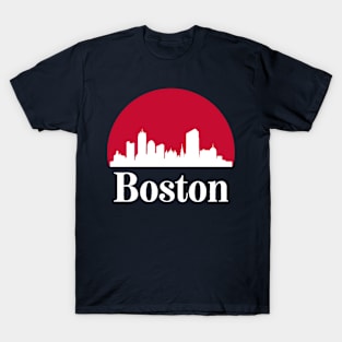 Boston city skyline T-Shirt